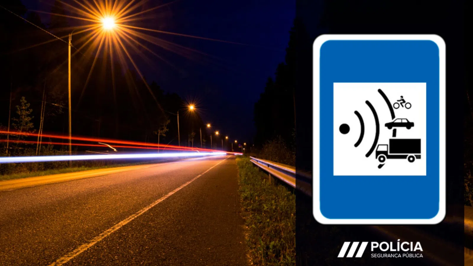 Onde vão estar os radares da PSP em abril