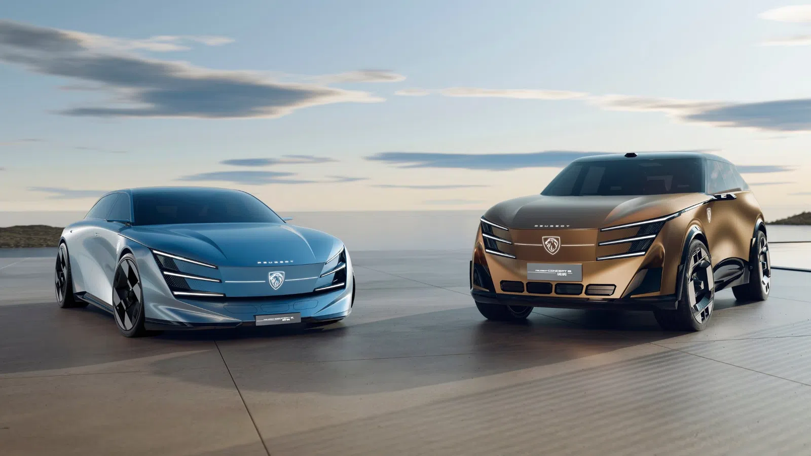 Peugeot revela futuro elétrico com dois concepts