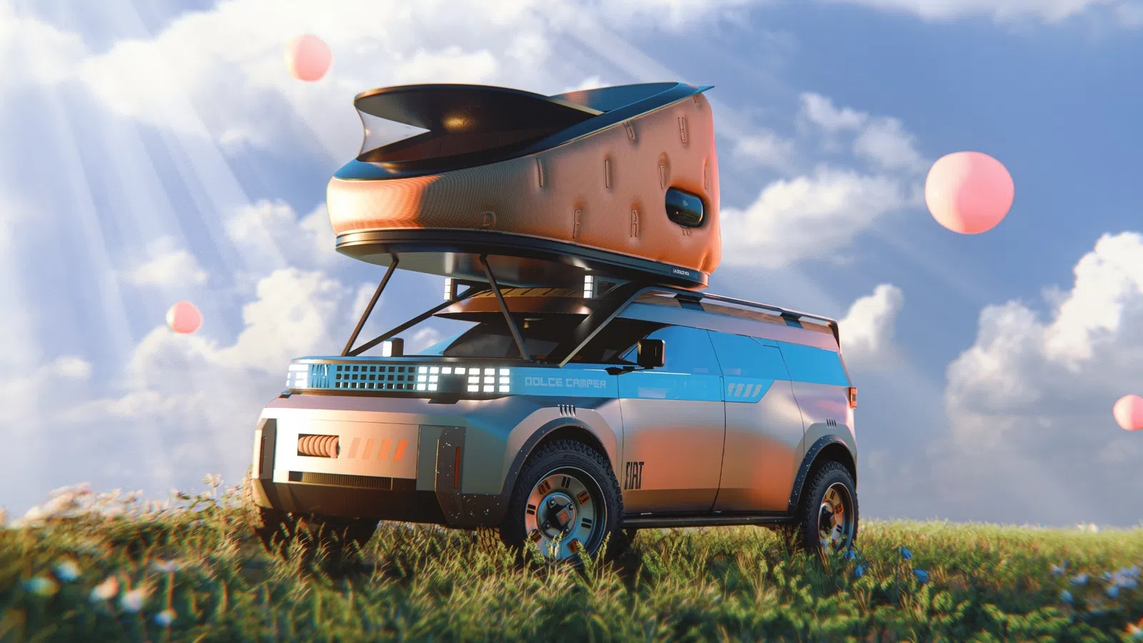 Conheça o Fiat Dolce Camper, o futuro do campismo urbano
