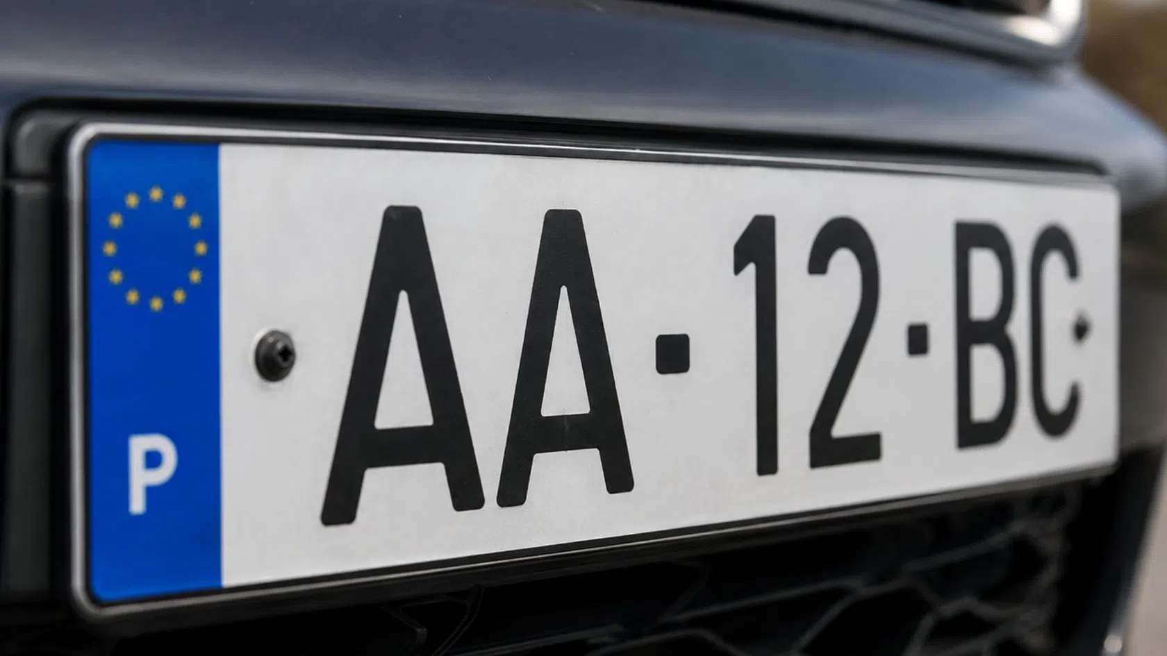 Matrícula da carro portuguesa
