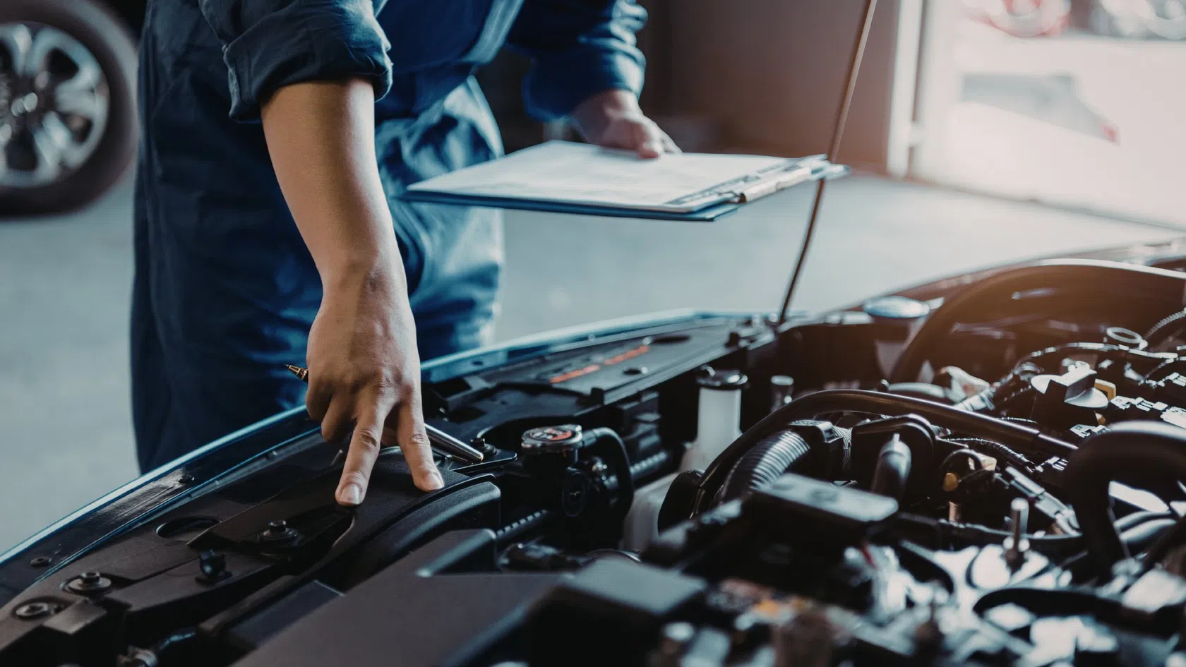 Carro a ser analisado no mecanico