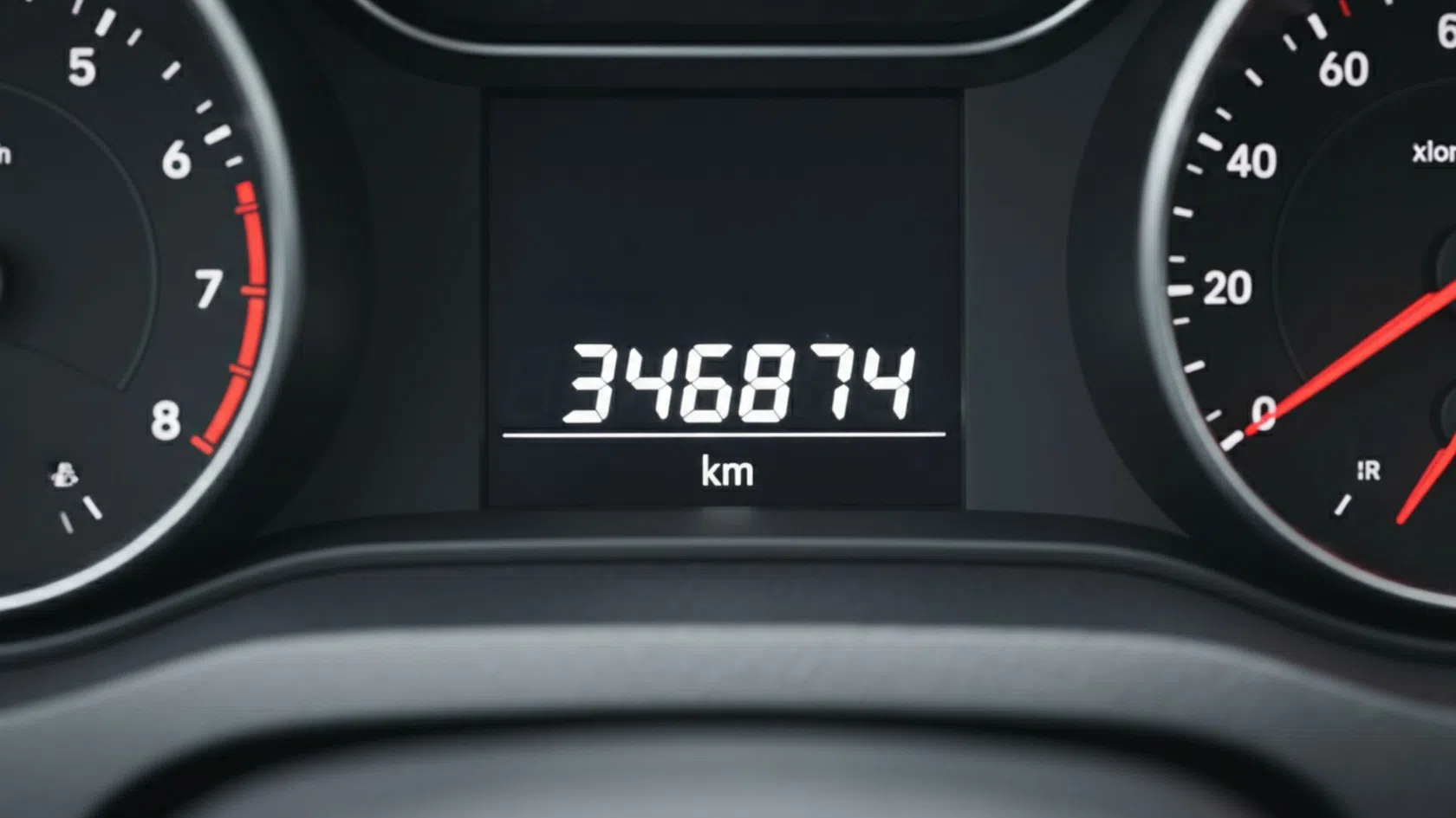 Carro com muitos kilómetros