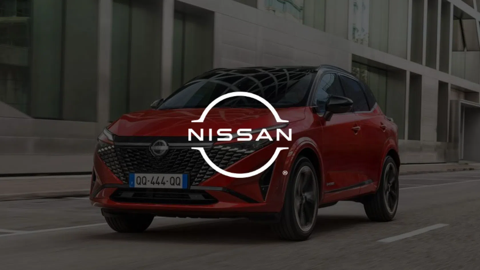 Carro suv logo marca Nissan