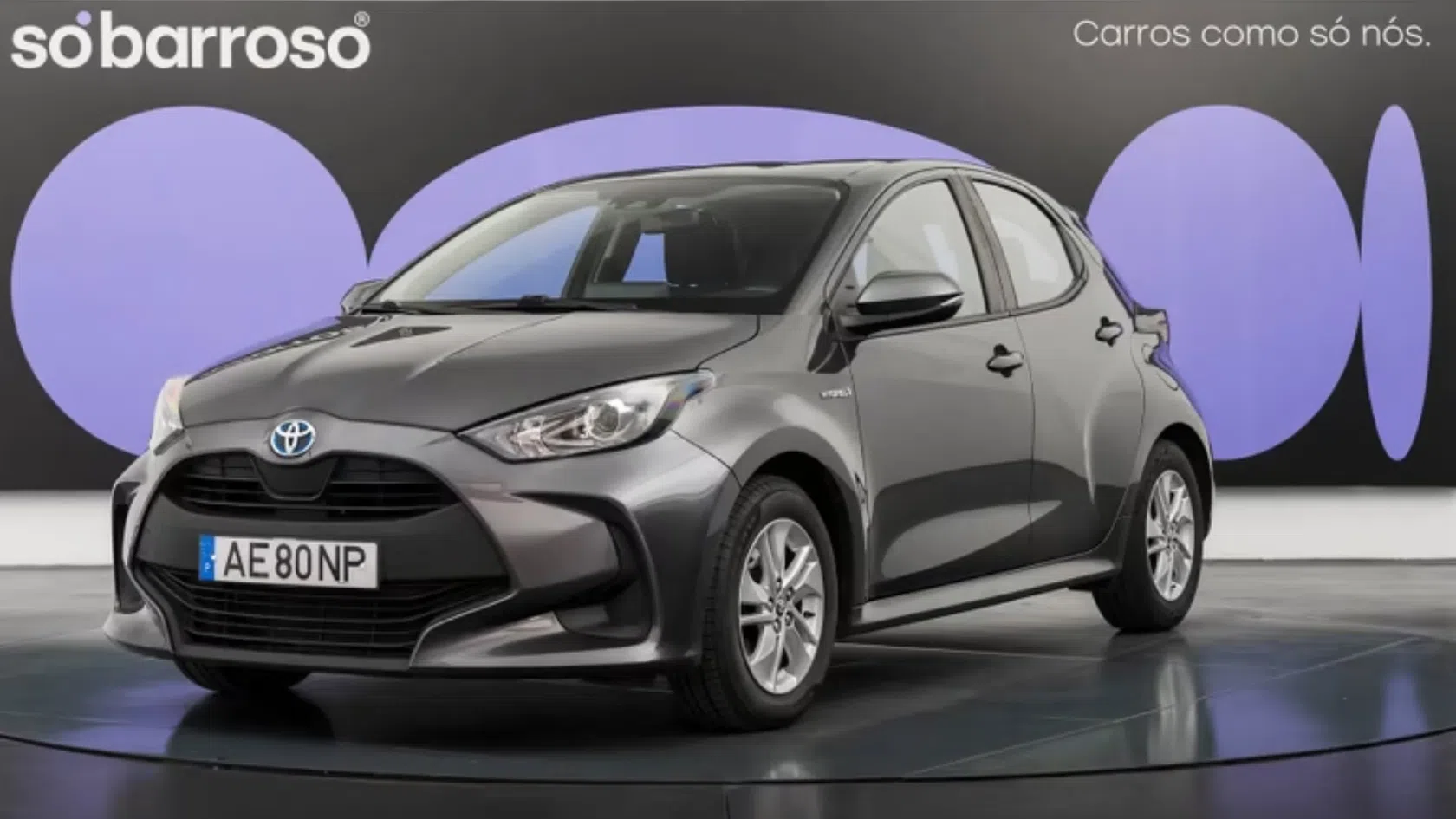 Toyota yaris preto em auto.pt