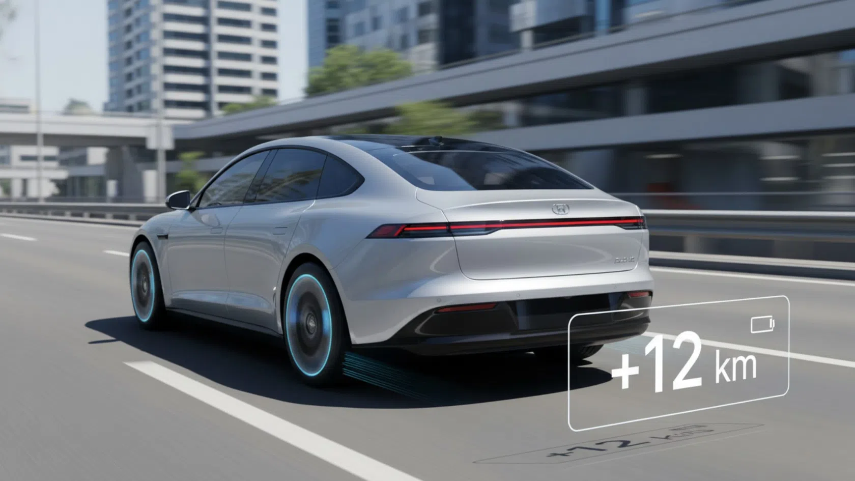 Carro com travagem regenerativa autonomia