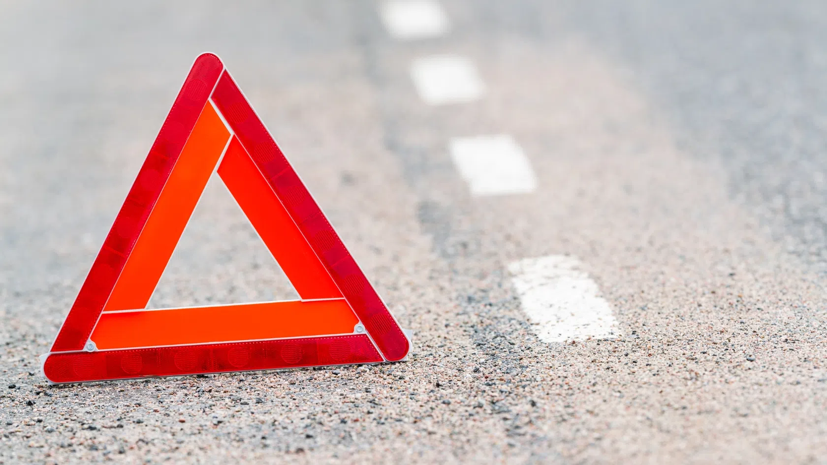 Triangulo de sinalização de acidente