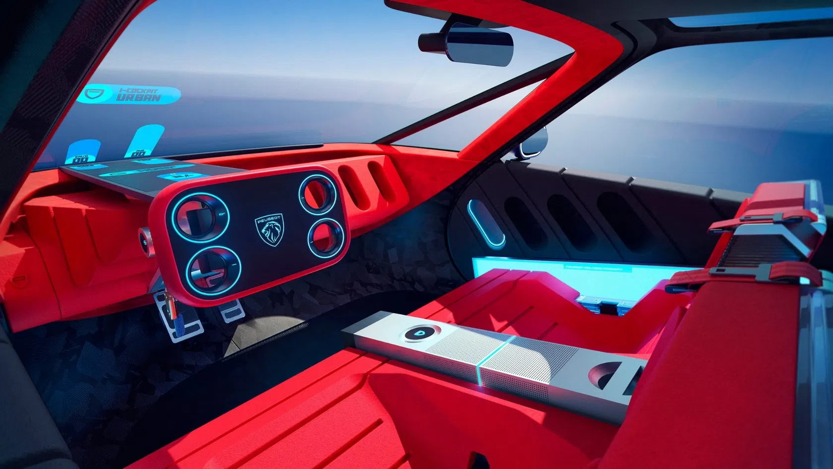 Peugeot Polygon Concept interior concept