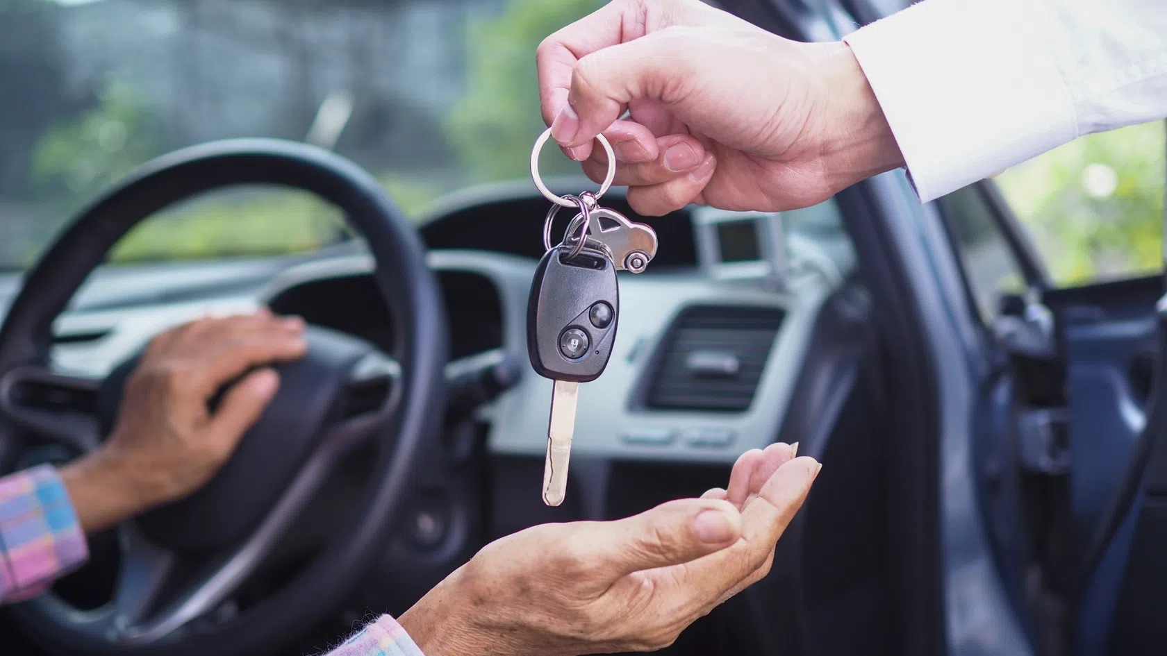 Troca de chaves de carro