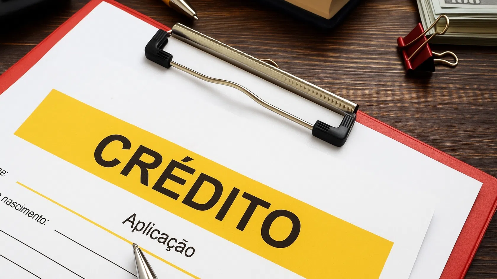 contrato por preencher de crédito automóvel