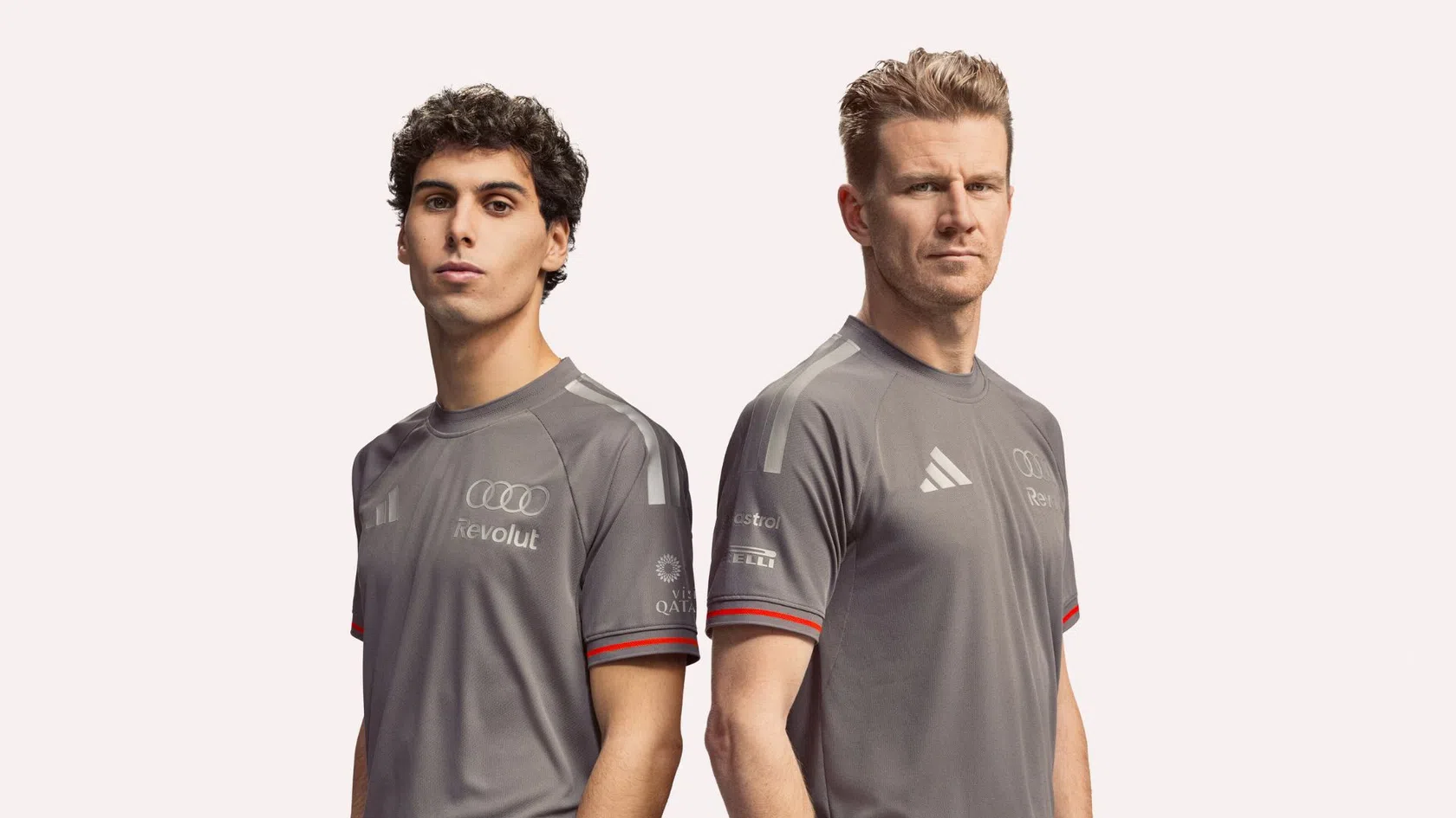 Pilotos Gabriel Bortoleto e Nico Hülkenberg