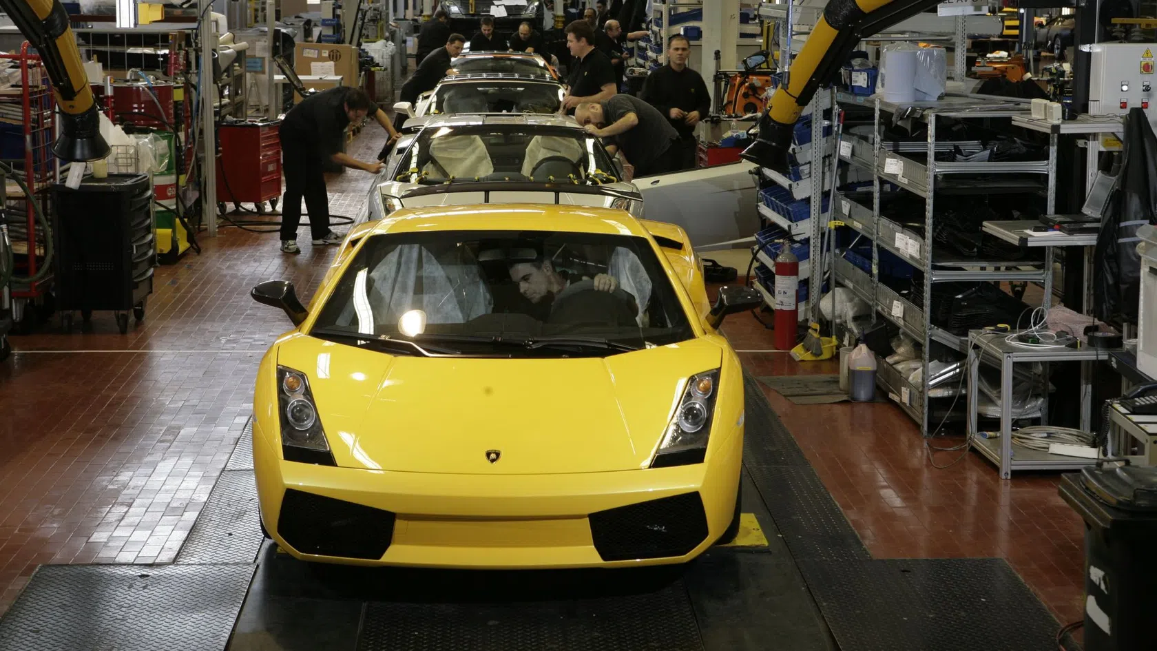 Fabrica produção lamborghini gallardo