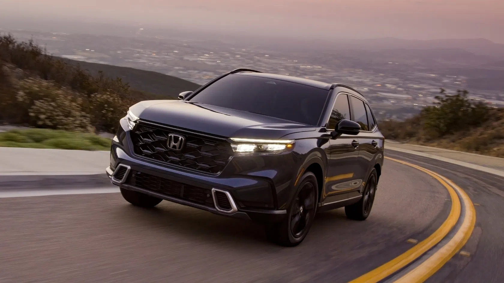Carro Honda CR-V em azul