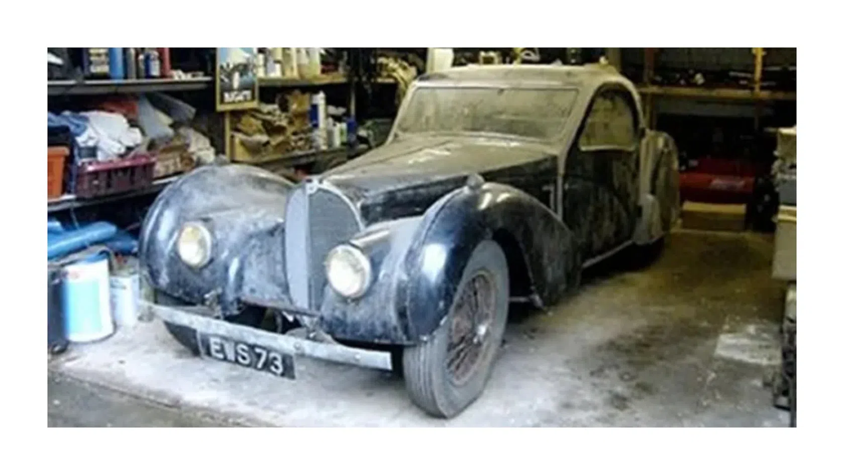 Bugatti abandonado