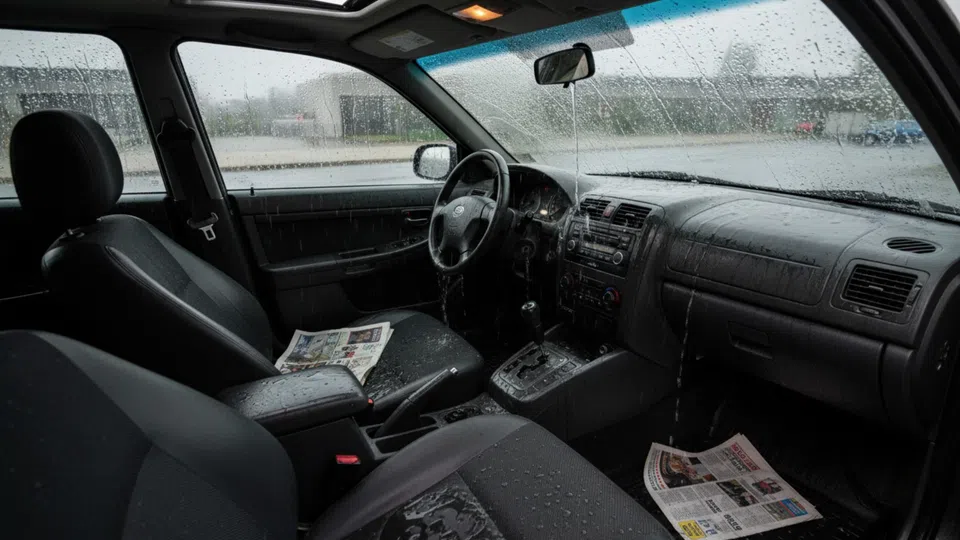 Chuva entrou no carro? Saiba como limpar corretamente