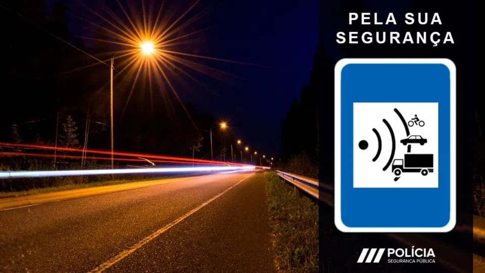 Onde vão estar os radares da PSP em dezembro