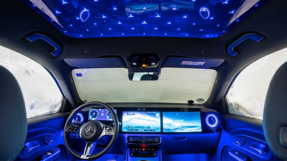 Impressionante. Assim é o interior do novo Mercedes GLB