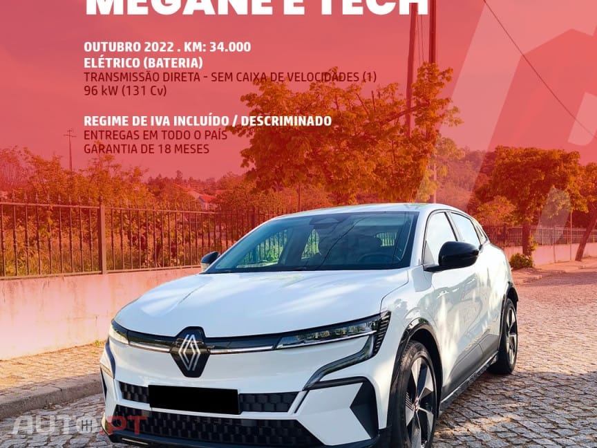 Renault Mégane E-Tech EV40 130hp boost charge Techno