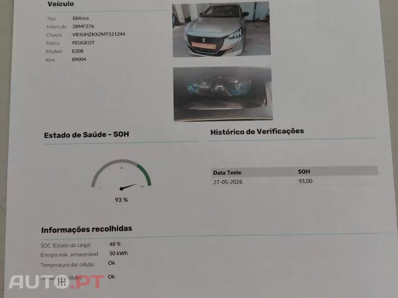 Peugeot E-208 50 kWh GT Pack