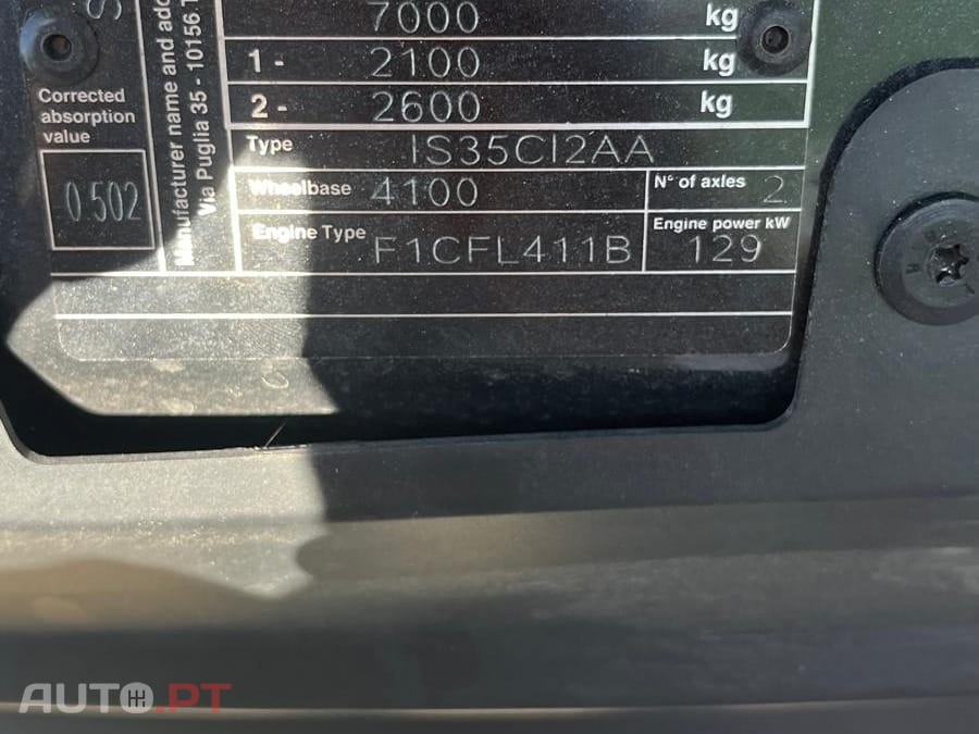 Iveco Daily PLATAFORMA