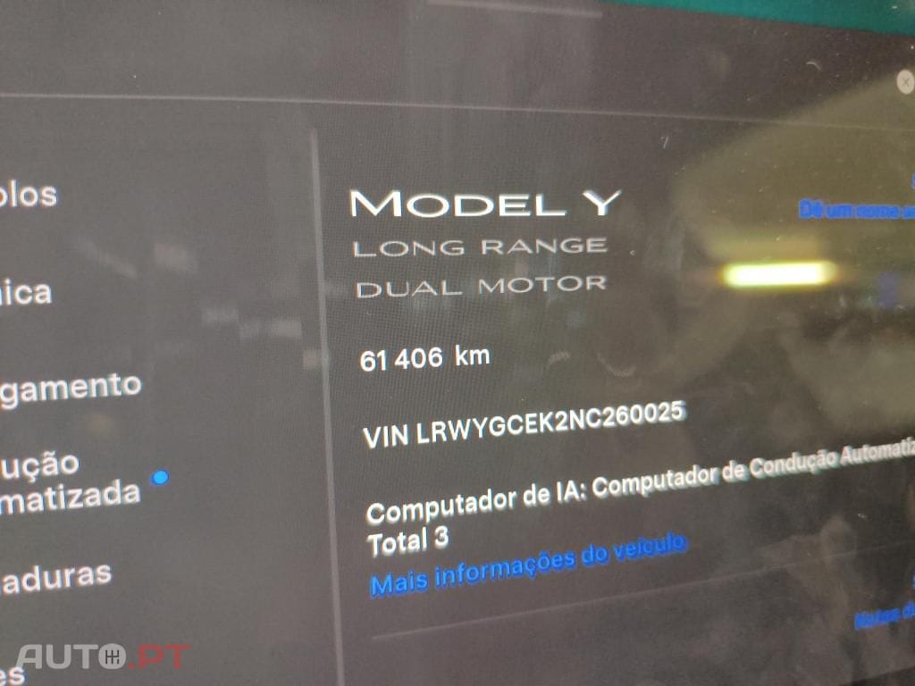 Tesla Model Y Long Range Tração Integral