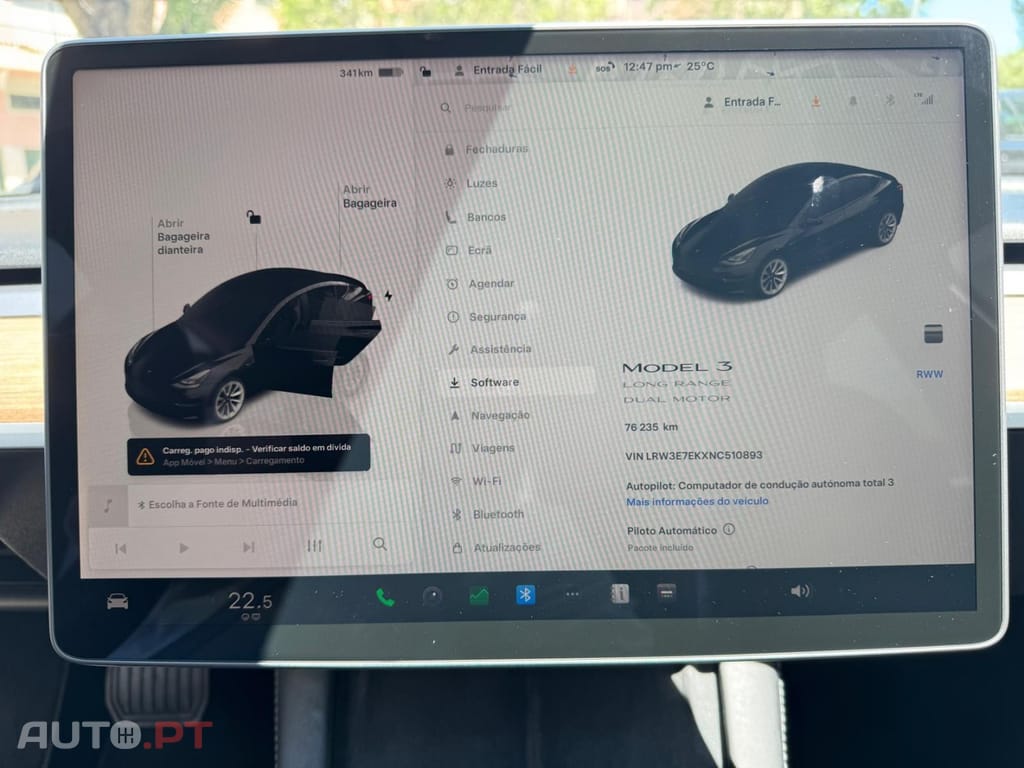 Tesla Model 3 Long Range Tração Integral