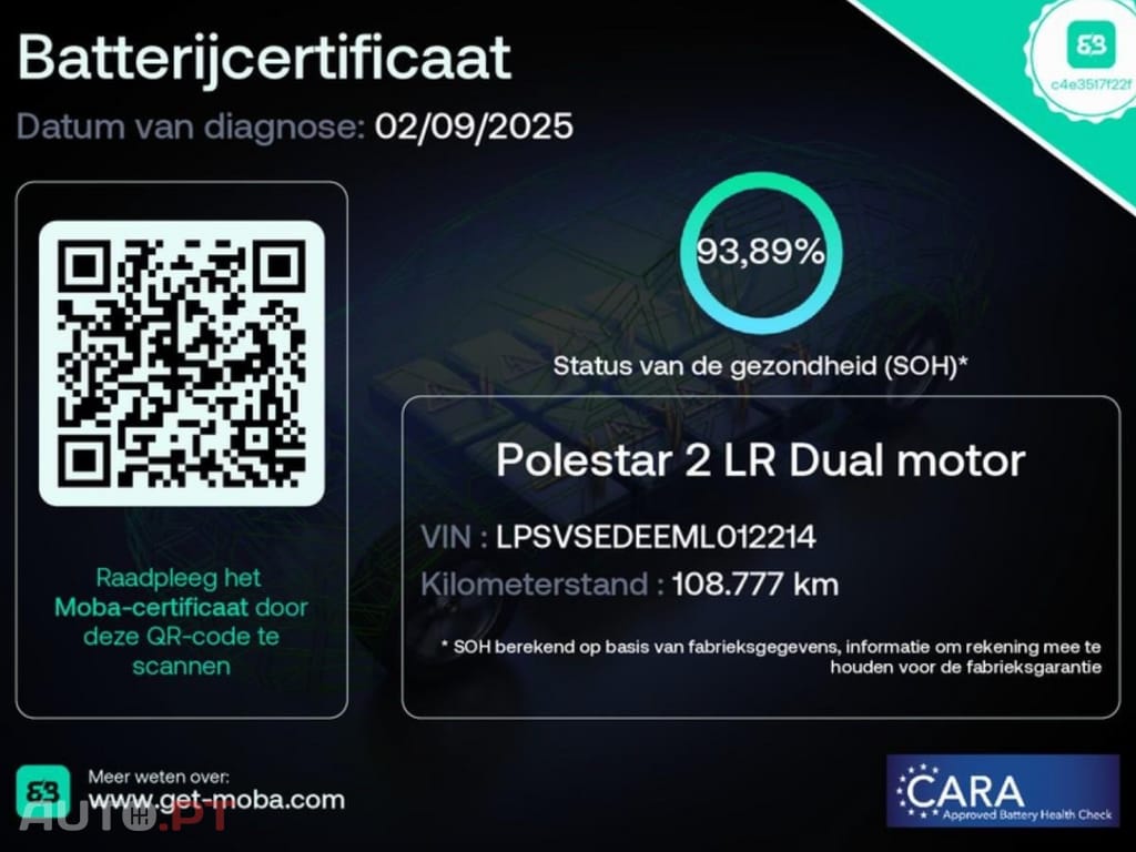 Polestar 2 Performance + Pilot Plus Long Range Dual Motor | Launch Edition | 408cv | AWD