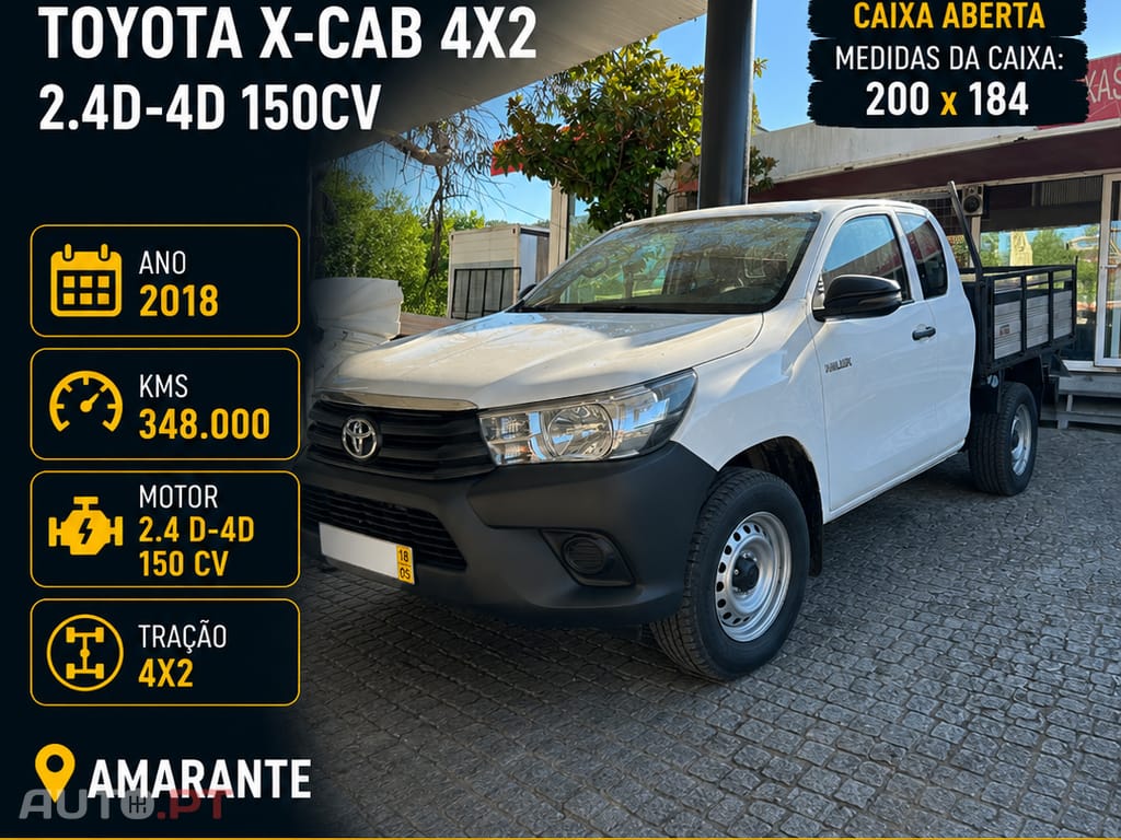 Toyota Hilux X-CAB 4x2  2.4D-4D 150cv