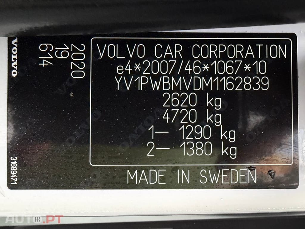 Volvo V90 2.0 T8 PHEV Inscription AWD
