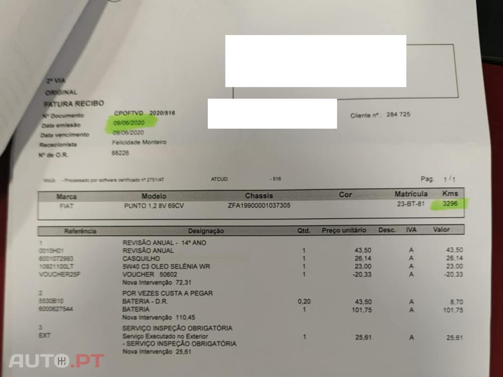 Fiat Grande Punto 1.2 A/C 3700KMS!