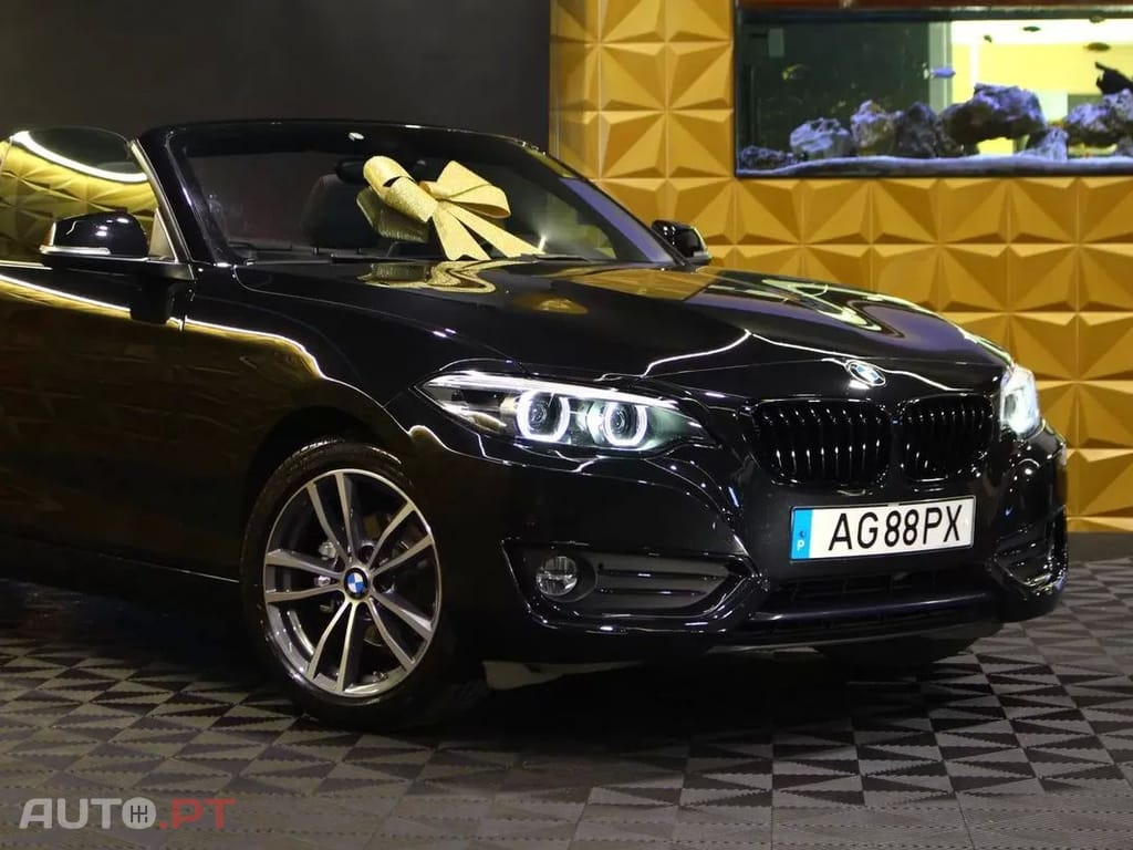 BMW 218 d Cabrio Line Sport Auto