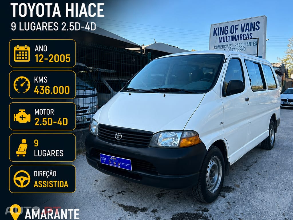 Toyota HiAce 2.5D-4D 9 Lugares