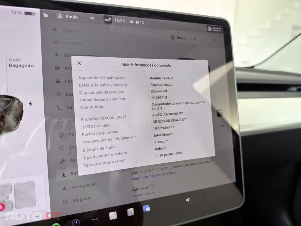 Tesla Model 3 Long Range Tração Integral Premium