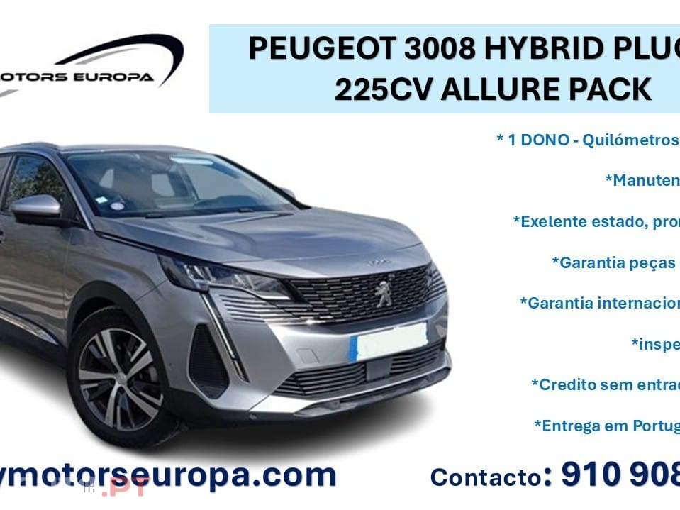 Peugeot 3008 Plug-In Hybrid 225 e-EAT8 Allure Pack