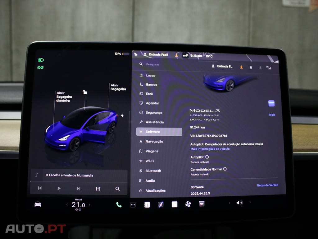 Tesla Model 3 Long Range Tração Integral