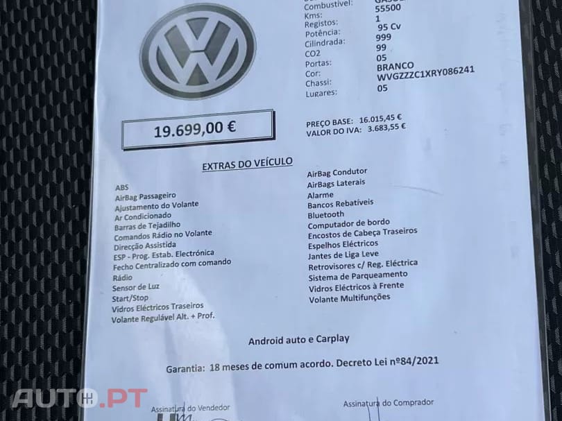 Volkswagen T-Cross 1.0 TSI Life