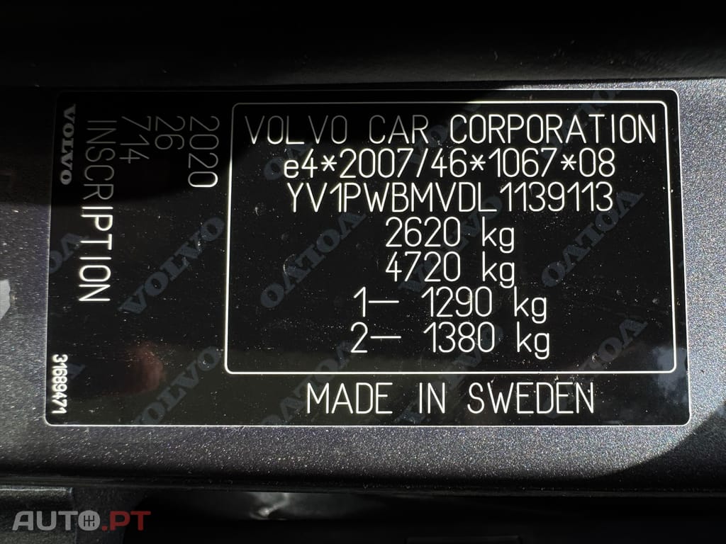Volvo V90 2.0 T8 Inscription AWD Geartronic