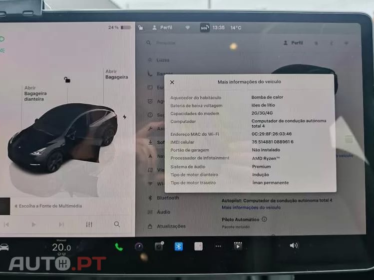 Tesla Model Y Long Range Tração Integral