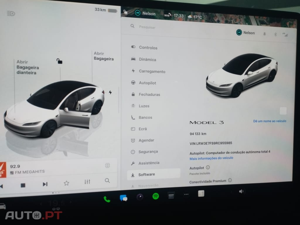 Tesla Model 3 Tração Traseira Premium