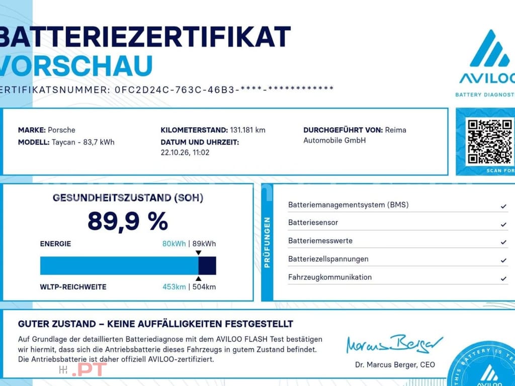 Porsche Taycan 4 I.V.A DEDUTIVEL