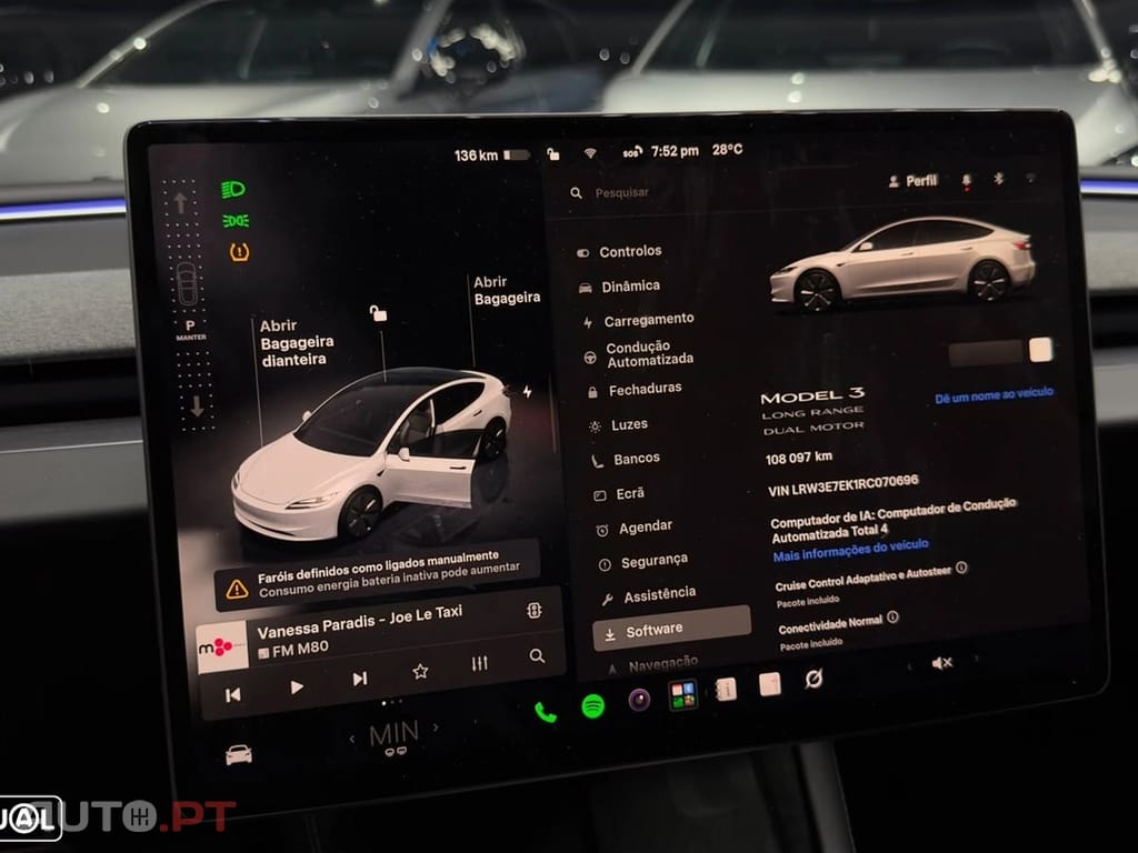 Tesla Model 3 Long Range Tração Integral
