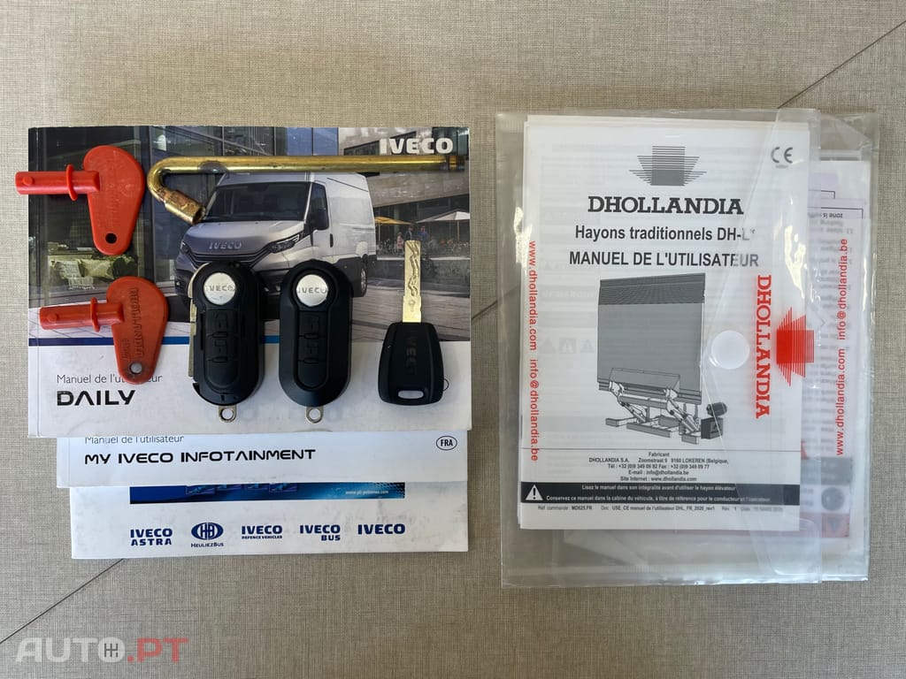 Iveco Daily 3.0D 35C16 Contentor + Plataforma Elevatória