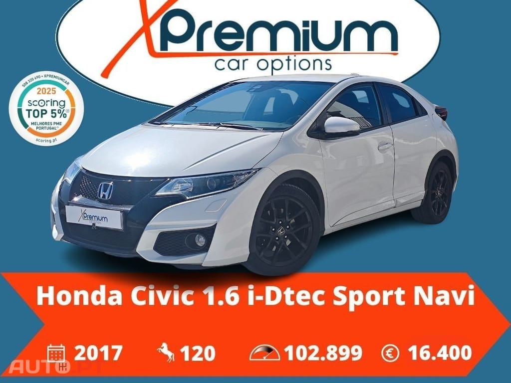 Honda Civic 1.6 i-DTEC Sport Connect Navi