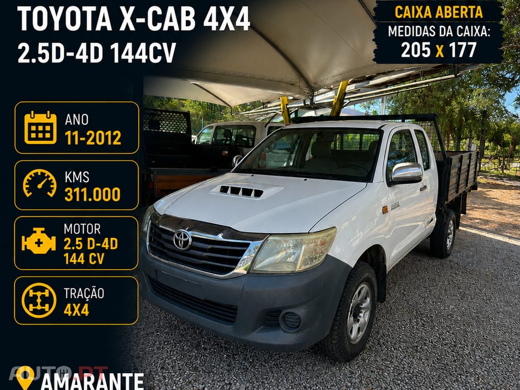 Toyota Hilux X-Cab 4x4 2.5D-4D 144cv
