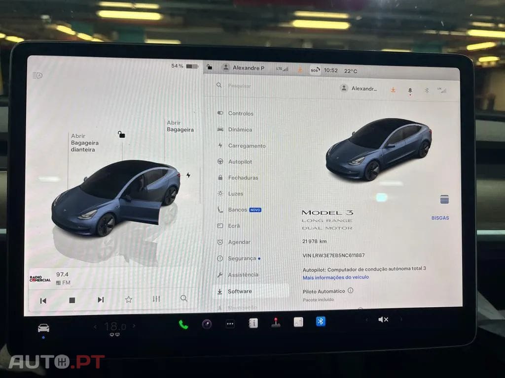 Tesla Model 3 Long Range Tração Integral