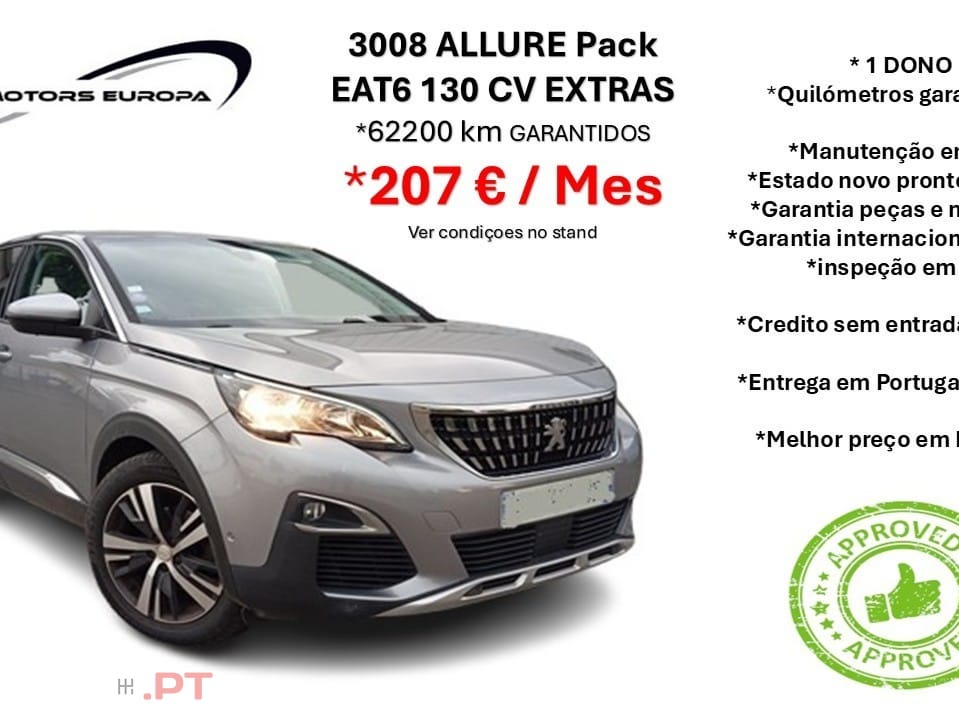 Peugeot 3008 PureTech 130 Stop & Start EAT6 Allure