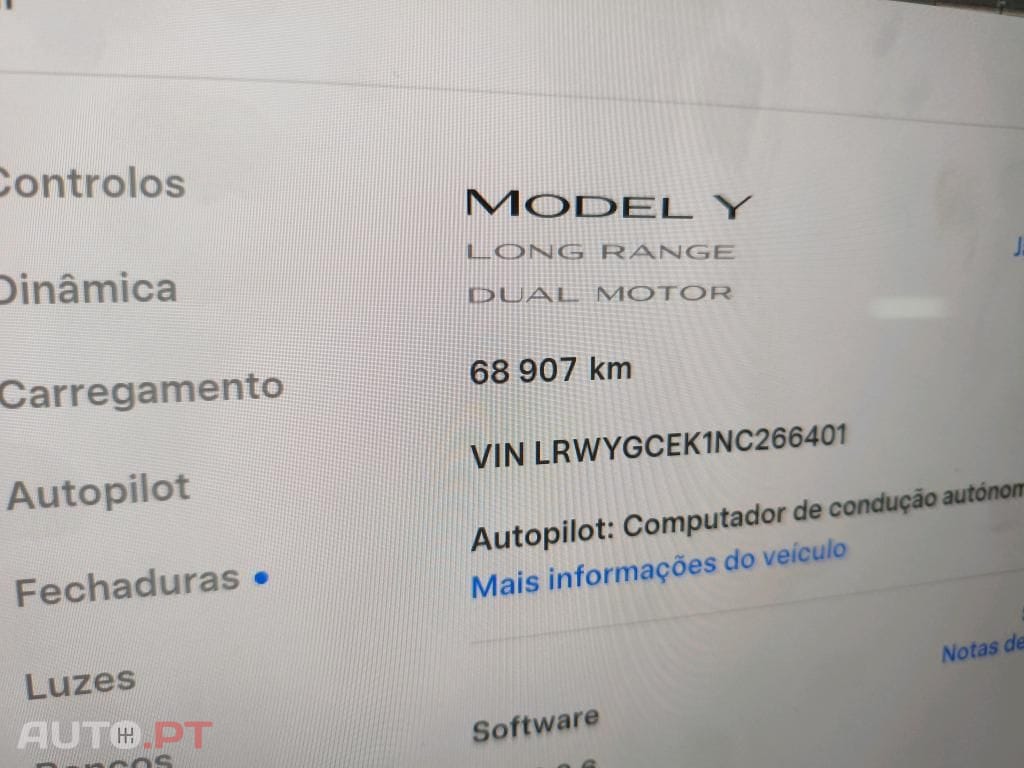 Tesla Model Y Long Range Tração Integral
