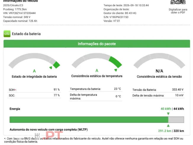 Citroen e-C3 44 kWh Autonomia Conforto Max