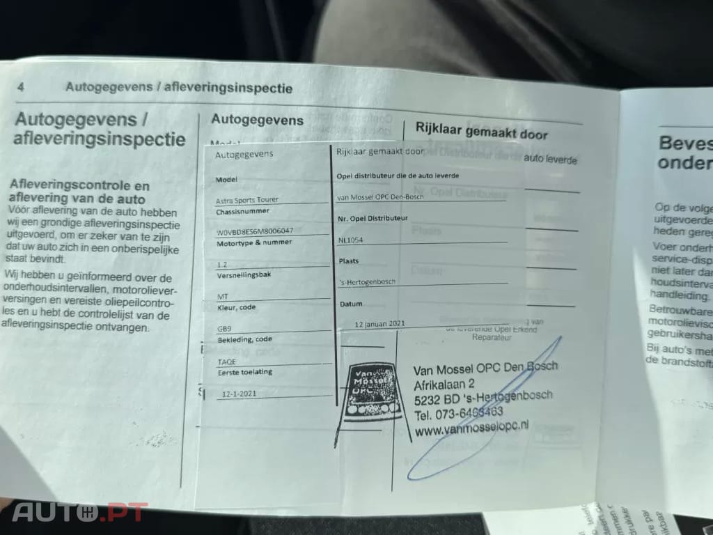 Opel Astra Sports Tourer 1.2 T Business Edition S/S