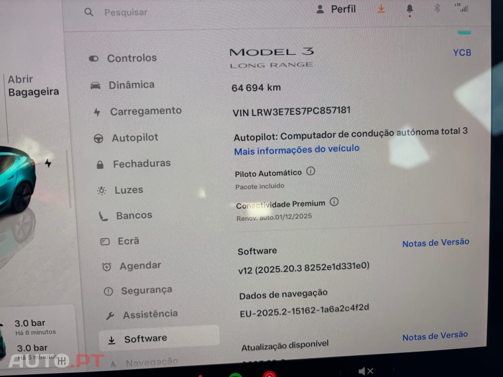 Tesla Model 3 Long Range Tração Traseira