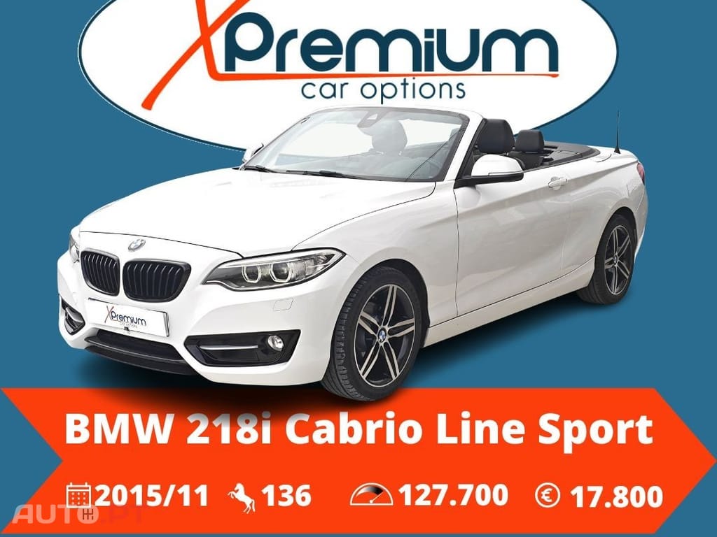 BMW 218 i Cabrio Line Sport